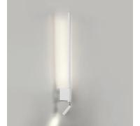 LED Spotlight, Bedside Reading Wall Lamp, Linear Metal Ultra-Thin Flute Wall Sconce with Adjustable, Bedroom Decorative Lighting Wall Lights