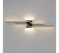 LED Spotlight, Geometric Linear Wall Sconce, Ultra-Thin Metal Strip Wall Lamp with Up and Down Lighting, Dimmable Ultra-Thin Long Wall Lamps, Bedside Wall Lights
