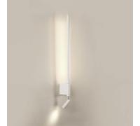 LED Spotlight, Linear Long Tube Wall Lamp, Ultra-Thin Bedside Reading Light, Metal Flute Wall Sconce with Adjustable, Wall Lights for Bedroom, Corridor
