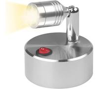 LED Spotlight Wireless Battery Powered LED Wall Light Warm White Light,Closet Light with Rotatable