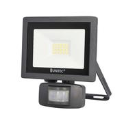 LED Spotlight with Motion Sensor 10 Watt 800 Lumen IP44 Anthracite