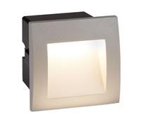 Addis Indoor/Outdoor Recessed LED Wall Light light grey