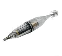 LED Squid Jig Hook Bait Lights 2pcs Set with Double Layer Hooks Suitable for Saltwater and Freshwater Fishing to Catch Octopus, Squid, Cod and (color)