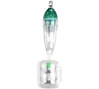 LED Squid Lure with Umbrella Hook, 5 Color for Deep Sea Fishing Light | ABS Waterproof, 360° Rotation Hook, 9g Lightweight, 5 LED Colours, Attracts Fish At All Depths, 2-pack