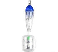 LED Squid Lure with Umbrella Hook, 5 Color for Deep Sea Fishing Light | ABS Waterproof, 360° Rotation Hook, 9g Lightweight, 5 LED Colours, Attracts Fish At All Depths, 2-pack