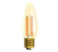 LED Squirrel Cage Vintage Filament Candle 35mm 4W E27 Gold 2000K Bell