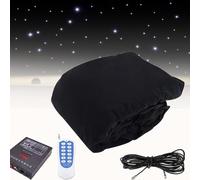 LED Stage Cloth Background - Foldable Starry Sky Curtain Backdrops for Weddings, Parties, Events, and Stage Shows