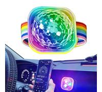 LED Stage Light Watch - Mini Disco Ball Wrist Light, Flashing Bracelet Lamp | Portable Glow Accessories with Charging Function for Concert Atmosphere, Wedding Party, Dance Floor Use
