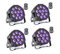 LED Stage Lighting, Rechargeable Par Lights, 6-in-1 Ultra-Bright Disco Spotlight for Photography, Video, Wedding, Party DJ Events