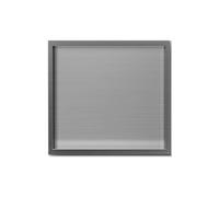 LED Stainless Steel Shower with Recessed Waterproof Design - Wall Mounted Bathroom nizer No Tile Required Perfect for Home & Hotel Use