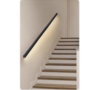 LED Stair Handrail Lights with Luminous Cable - Aluminum Wall Mounted Railing for Indoor/Outdoor Safety (59 inch)