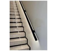 LED Stair Handrail Sensor Light, Aluminum Waterproof Illuminated Grab Bar for Safe Indoor and Outdoor Use in Corridors and Lofts