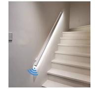 LED Stair Handrail Sensor Light, Aluminum Waterproof Illuminated Grab Bar for Safe Indoor and Outdoor Use in Corridors and Lofts