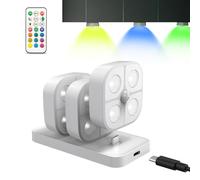 LED Stair Lights,Multi-Mode Motion Sensor LED Rechargeable,Motion Activated Lights for Stairs Indoor - for Living Room Kitchen Bathroom Home Apartment Bedside Closet Cabinet