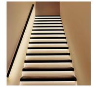 LED Staircase Handrails with Body Sensor, Aluminum Alloy Luminous Handrail for Indoor and Outdoor Stairs, Enhances Safety and Decor