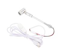 LED Standing Jewelry Spotlight, USB 5V Plug In Display Lighting Fixture 180° Rotatable 100LM 25° Beam Angle Cabinet Spotlight (White Light)