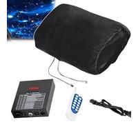 LED Star Backdrop with Controller, Foldable Velvet Star Curtain for Stage, Birthday Party, Wedding & Club Show Decoration, Universe Space Themed 3D Studio Lighting,3 * 3m