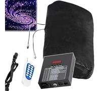 LED Star Backdrop with DMX512 Controller, Foldable Dimmable Stage Lighting with DMX & Sound-Activated for Wedding, Club Show and Party Decoration,3 * 3m