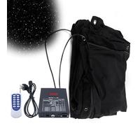 LED Star Curtain Backdrop for Stage Decorations, Foldable Velvet Sky Cloth for Wedding Birthday Christmas Party Club Show