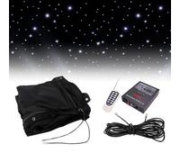 LED Star Curtains for Stage Backdrops - 3x6m Starlit Drape with Controller, Perfect for Wedding, Christmas, Party, Club Show, and Event Decorations - Foldable Starry Sky Background