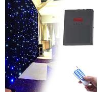 LED Star Projection Backdrop with Remote Control, DMX512 for Stage Decoration, Photo Booth, Live Streaming, and Party Events - High-Density Velvet Fabric