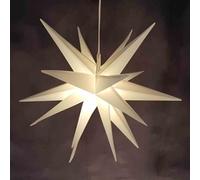 LED Star White Plastic Ø58cm Warm Light Decoration Christmas Xmas