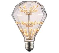 LED Starry Fairy Light Bulb D95 3W, Antique Vintage LED Decorative Light Bulb, E27 Base, Warm White 2200K, 220-240VAC, LED Light Bulb for Cafe, Bar, Indoor Party (D95)