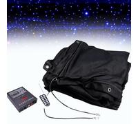 LED Starry Sky Backdrop Curtain with Remote Control - Foldable Night Sky Background for Event Decorations and Photo Booths