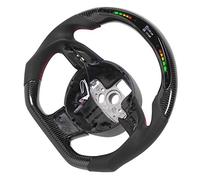 LED Steering Wheel, Carbon Fiber LED Shift Lights Display Steering Wheel withOBD2 Smart Module for B8.5 RS3 RS4 RS5 RS6 RS7 2013-2016