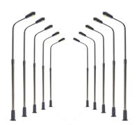 LED Street Lights for Model Railway N Scale Pack of 20, Single Head, White Light