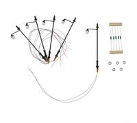 LED Street Lights for Train Layout 5pcs 3.54in