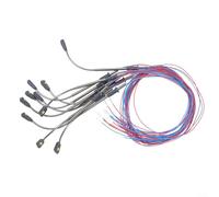 LED Streetlight Assemblies for N Scale and For TT Scale For Model Layouts 3V DC Operation White Light Output with Integrated Wire Connections
