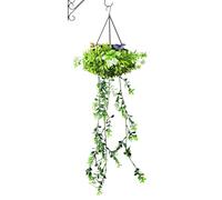 LED String Lights - Artificial Ivy Vines, Solar Flower Strings Light, Artificial Plant Lantern for Balcony Porch Patio Fence Backyard Garden Terrace Landscape Apartment