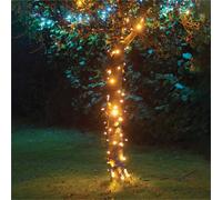 Led String Lights Black Rubber Warm White 15M Xmas Haus Black One Size