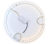 LED Strip for Ceiling Fan Light - 38cm Curved Design with Three-Color Changing, 36W Dual Pack, Magnetic & Mounting, Energy-Efficient LED Lighting(Light strip + driver)