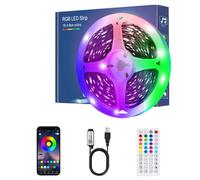LED Strip Light, Music Sync 6m/19.7ft LED TV Backlights for 70-85 inch TV, Smart Ambient Lights with Bluetooth App & Remote Control, USB Powered for Bedroom, Kitchen, Ceiling, Gaming, Home Decoration
