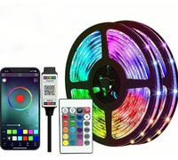 LED Strip Lights, 10M, RGB 5050,16 million colors, Led Strip Lighting with Remote, Music Sync, Color Changing decorating lights for Party, Home, Bar, Packaging may vary.
