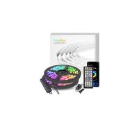 LED Strip Lights 15m (7.5m x 2) Music Sync Color Changing RGB LED Strip 44-Key Remote, Sensitive Built-in Mic, App Controlled LED Lights, 5050 RG