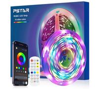Led Strip Lights 1M, Light Strips RGBIC with Smart App Control Remote, LED TV Backlight for 32-50 inch TVs, Music Sync, Scene Modes, USB Powered for Decoration, Bedroom Lighting, Party, Cabinet, TV
