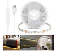 LED Strip Lights for TV, 5M Lights Bar Flexible Lights with Self-Adhesive Dimmable LED Light Strips 2800K-6500K Warm to Daylight White for Stairs, Wardrobe, Kitchen, Mirror,Bedroom and Bar Cabinet