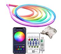 LED Strip Lights - Neon Decoration Waterproof Color Changing Strip Lights Remote Control Lighting | Length Range 78.74 to 196.85 Inch, Versatile Application the Atmosp