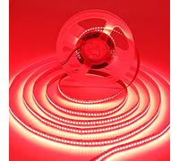 LED Strip Lights, SMD 2835 LED Strip, DC12V 1200LEDs 16.4Ft 26000LM High Density LED Light Strips Non-Waterproof IP21, 3 Times Brightness Than SMD3528 LED Strip, Red