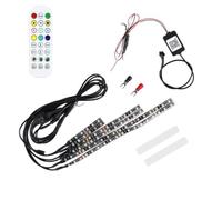 LED Strip Underbody Light Kit Decor Ambient Lamp Waterproof RGB Atmosphere Car Universal Motorcycle Light APP RF Remote Control Compatible With(WM-1T6R)