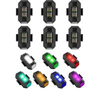 LED Strobe Drone Light,Anti Collision Light,Fits for DJI Mini 4 Pro, Avata 2,Mini 4k,Air 3, Mavic 3 and All RC Drones Accessory(6 PCS)