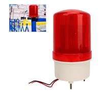 LED Strobe Light, Emergency Lights for Vehicles Flashing Lights, Rotating Strobe 120db Sound Light Alarm Abs Ip54 Warning Lamp for Indoor Outdoor