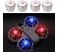 LED Strobe Light Set, Strobe Drone Light Drone Flash Night Light for DJI Neo Drone Night Flying Signal Lamp Navigation Light Searchlight Warning Light (4 PCS)