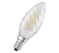 LED Superior Twisted Candle 3.4W (40W eq.) E14 RA90 4000K Frosted Dimmable
