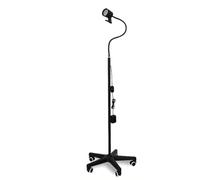LED Surgical Examination Lamp, Mobile Gynecological Examination Light, with Flexible Gooseneck, Adjustable Brightness(Black)