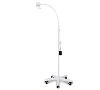 LED Surgical Examination Lamp, Mobile Gynecological Examination Light, with Flexible Gooseneck, Adjustable Brightness(White)