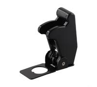 LED Switch Cover with Missile Flick Guard, Spring Shrapnel Protective Cap, For 12V Car Dashboard On Off Switch, Airplane Style Waterproof Button Head(black)